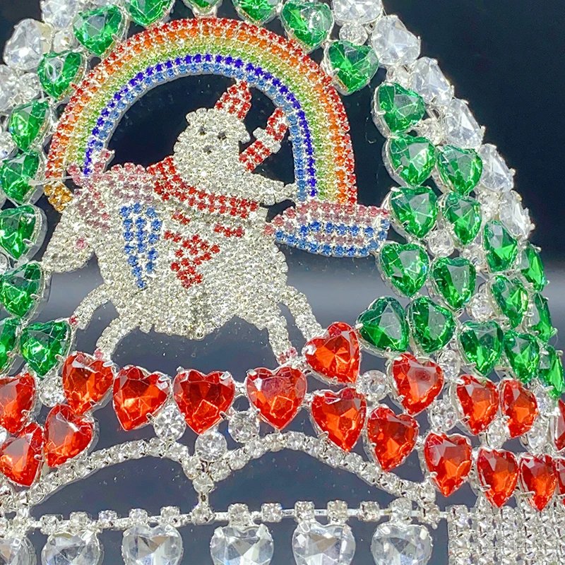 Levery Design-Bandeau de Noël Père Noël pour femmes et filles, Bandeau de sauna en alliage, Ornement de cheveux