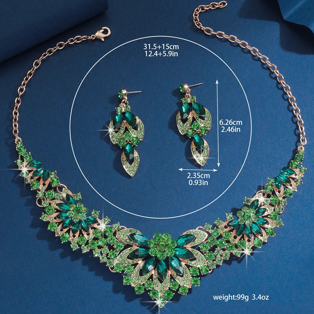 Ensemble de bijoux pour femmes, collier et boucles d'oreilles, couronne, Design à la mode, adapté aux cadeaux de mariage, de fête et de Festival