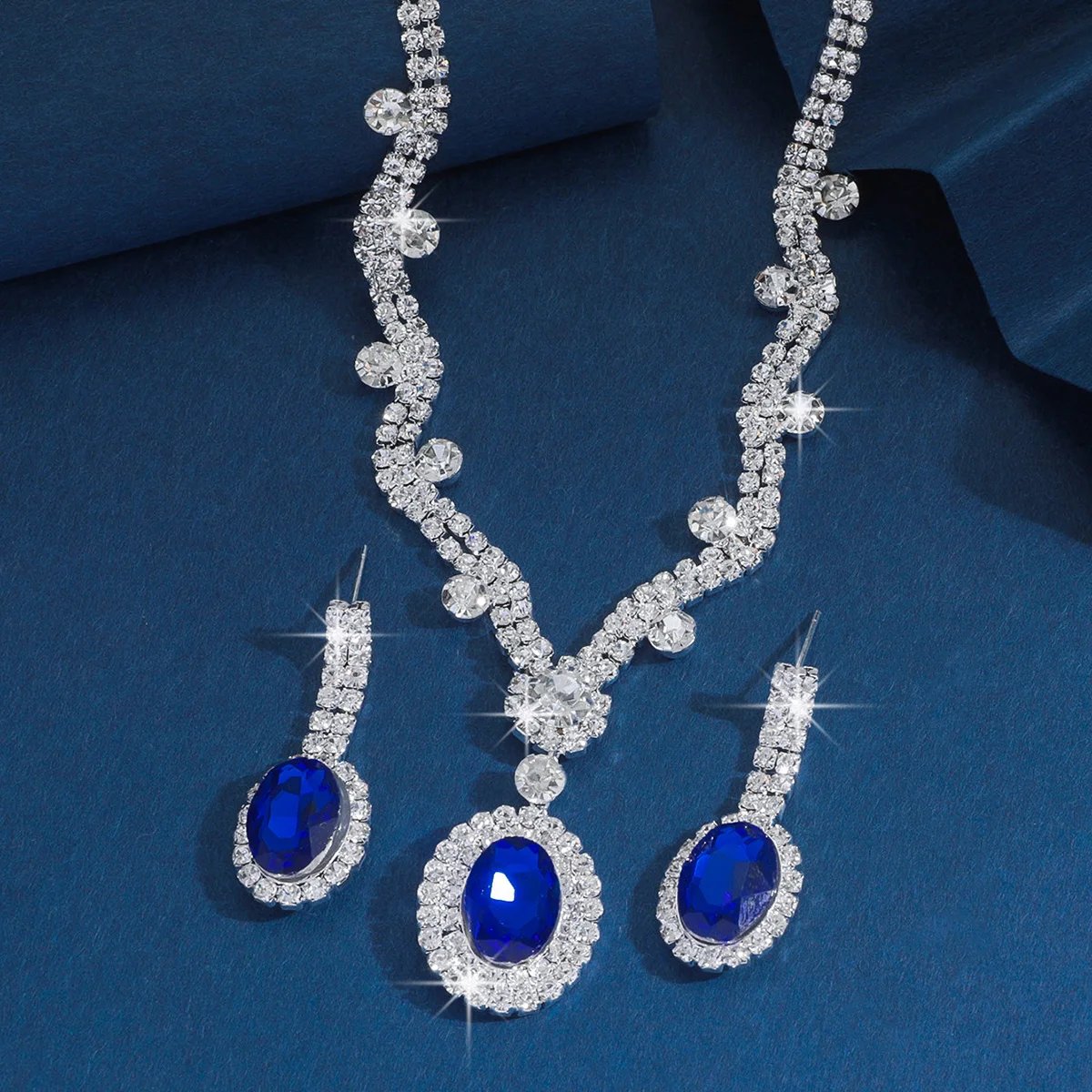 Ensemble de bijoux pour femmes, collier rond géométrique, boucles d'oreilles, cadeaux de fête de Banquet de mariage, de vacances, 3 pièces
