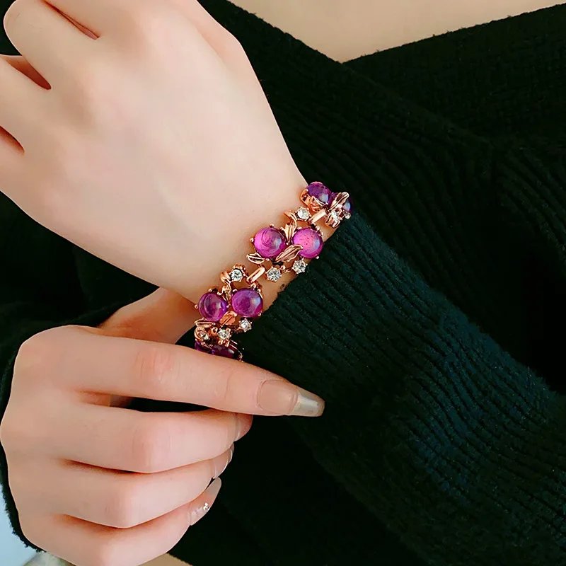 Collier en résine de biscuits rouge pour femme, fleur de cuir chevelu, breloques en métal, bracelet vintage, ensembles de bijoux exquis, tempérament, vente en gros