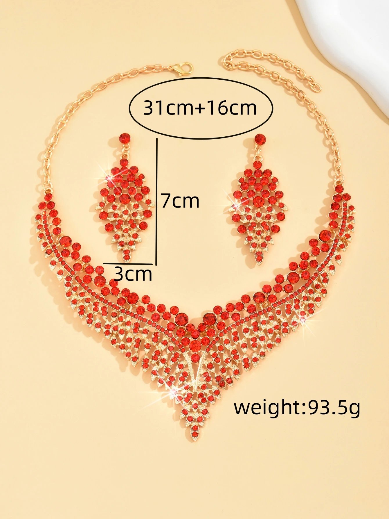 Ensemble de bijoux pour femmes, 3 pièces, embellissements de feuilles étoilées, collier, boucles d'oreilles, Banquet de mariage, fête, Festival, cadeau 8884