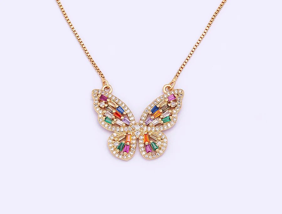 Nidin Design de mode chanceux papillon pendentif femme strass brillant déclaration cristal collier ras du cou pour femme cadeau de mariage Nidin Design de mode chanceux papillon pendentif femme strass brillant déclaration cristal collier ras du cou pour femme cadeau de mariage