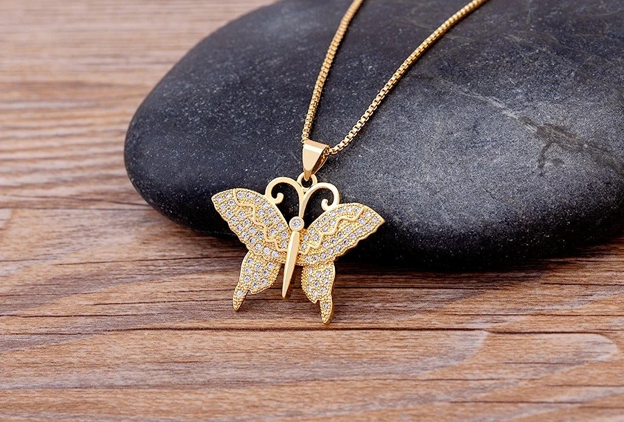 Nidin Design de mode chanceux papillon pendentif femme strass brillant déclaration cristal collier ras du cou pour femme cadeau de mariage Nidin Design de mode chanceux papillon pendentif femme strass brillant déclaration cristal collier ras du cou pour femme cadeau de mariage