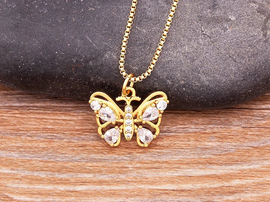 Nidin Design de mode chanceux papillon pendentif femme strass brillant déclaration cristal collier ras du cou pour femme cadeau de mariage Nidin Design de mode chanceux papillon pendentif femme strass brillant déclaration cristal collier ras du cou pour femme cadeau de mariage