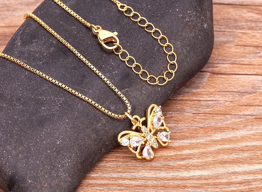 Nidin Design de mode chanceux papillon pendentif femme strass brillant déclaration cristal collier ras du cou pour femme cadeau de mariage Nidin Design de mode chanceux papillon pendentif femme strass brillant déclaration cristal collier ras du cou pour femme cadeau de mariage