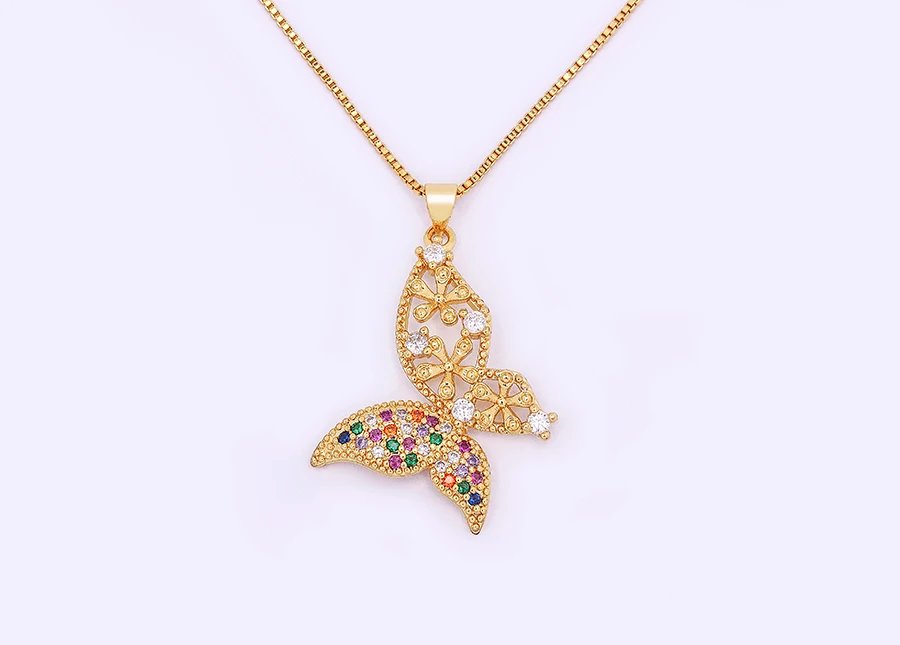 Nidin Design de mode chanceux papillon pendentif femme strass brillant déclaration cristal collier ras du cou pour femme cadeau de mariage Nidin Design de mode chanceux papillon pendentif femme strass brillant déclaration cristal collier ras du cou pour femme cadeau de mariage