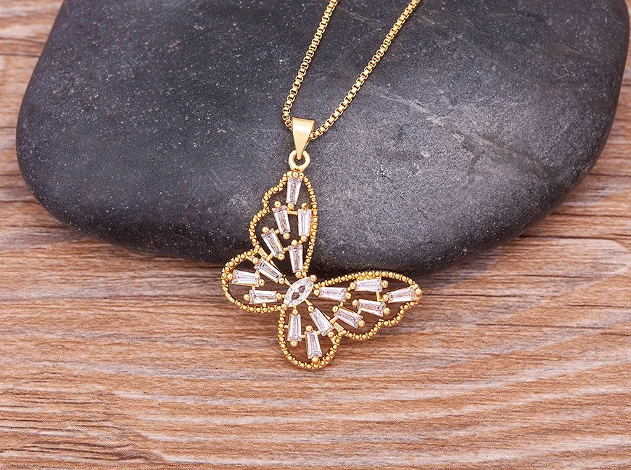 Nidin Design de mode chanceux papillon pendentif femme strass brillant déclaration cristal collier ras du cou pour femme cadeau de mariage Nidin Design de mode chanceux papillon pendentif femme strass brillant déclaration cristal collier ras du cou pour femme cadeau de mariage