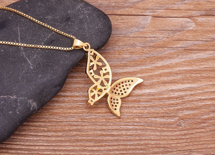 Nidin Design de mode chanceux papillon pendentif femme strass brillant déclaration cristal collier ras du cou pour femme cadeau de mariage Nidin Design de mode chanceux papillon pendentif femme strass brillant déclaration cristal collier ras du cou pour femme cadeau de mariage