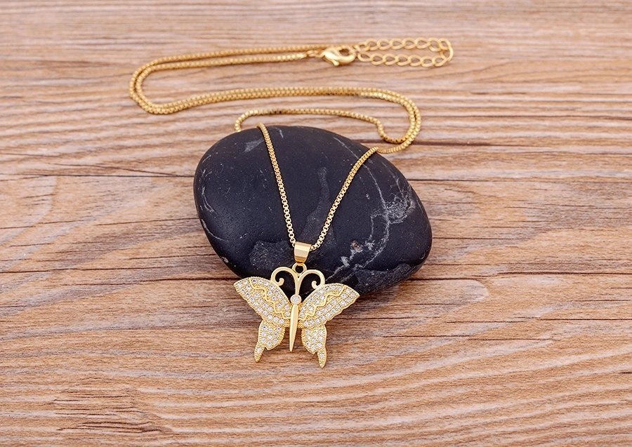 Nidin Design de mode chanceux papillon pendentif femme strass brillant déclaration cristal collier ras du cou pour femme cadeau de mariage Nidin Design de mode chanceux papillon pendentif femme strass brillant déclaration cristal collier ras du cou pour femme cadeau de mariage