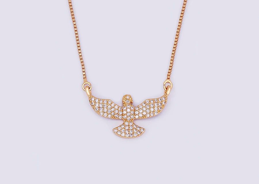 Collier vintage Nidin Flying Eagle pour hommes et femmes, pendentif oiseau, faucon, théâtre, déclaration d'animal de cou, bijoux de fête, cadeau d'anniversaire Collier vintage Nidin Flying Eagle pour hommes et femmes, pendentif oiseau, faucon, théâtre, déclaration d'animal de cou, bijoux de fête, cadeau d'anniversaire