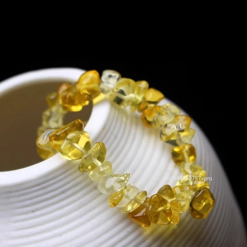 Citrines naturelles gravier pierre irrégulière puce Chakra Bracelet femmes mode bijoux femmes jaune cristal énergie bijoux Citrines naturelles gravier pierre irrégulière puce Chakra Bracelet femmes mode bijoux femmes jaune cristal énergie bijoux